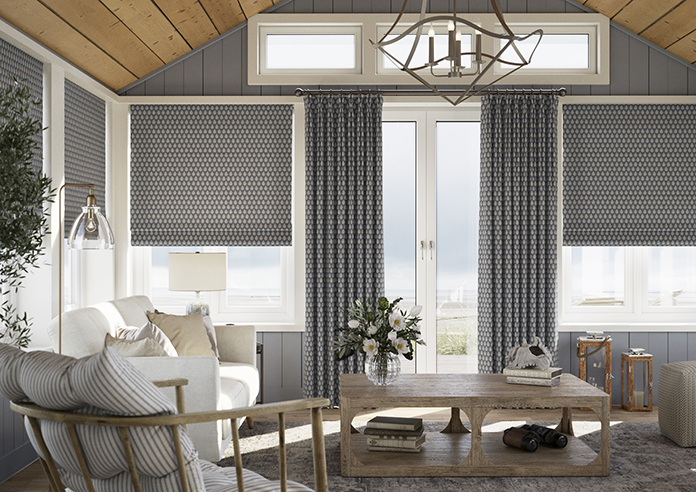 Emily Bond Jaipur, Indigo - Roman Blind - Image 3